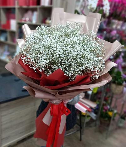 Букет цветов из: Гипсофила в Кощеево