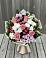 Букет цветов из: Альстромерии, Гвоздики, Розы и Хризантемы в Кощеево