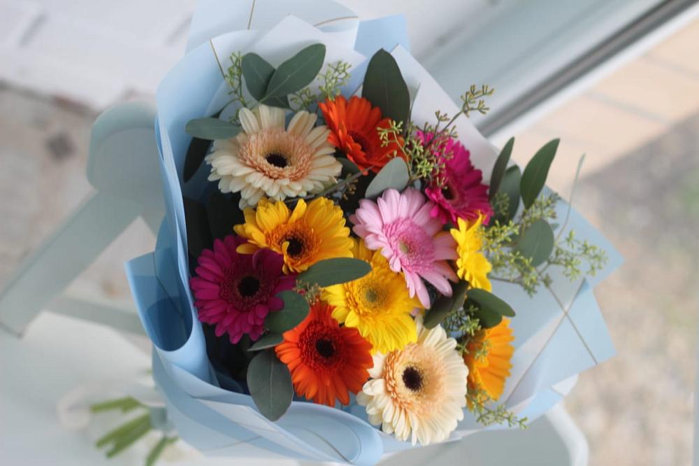 Букет цветов из: Герберы в Кощеево