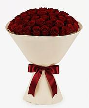 Букет 101 Бордовая роза Блэк Бакарра в Кощеево