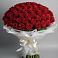 Букет 101 Красная роза Блэк Мэджик в Кощеево