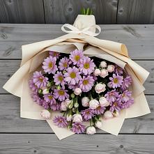 Букет цветов из:  Розы и Хризантемы в Кощеево
