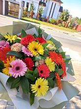 Букет цветов из:  Герберы #REPLACE_PRED# Кощеево