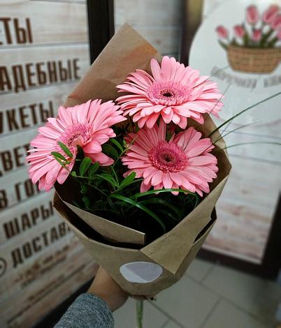 Букет цветов из: Герберы в Кощеево