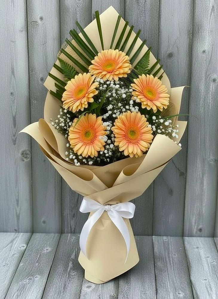 Букет цветов из: Герберы в Кощеево