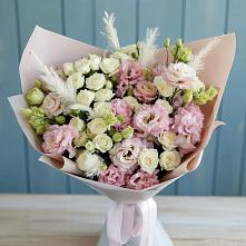 Букет цветов из:  Альстромерии и Розы #REPLACE_PRED# Кощеево